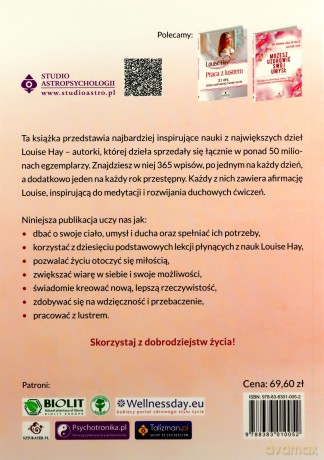 Codziennie kochaj siebie dzięki przesłaniom - Hay Louise [KSIĄŻKA]