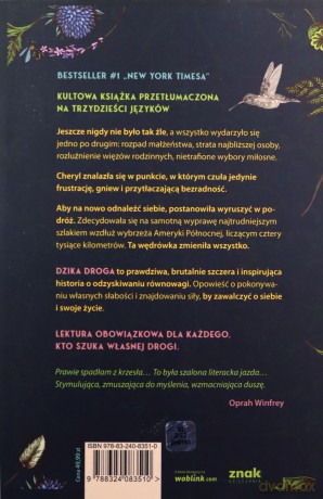 Dzika droga Jak odnalazłam siebie - Cheryl Strayed [KSIĄŻKA]