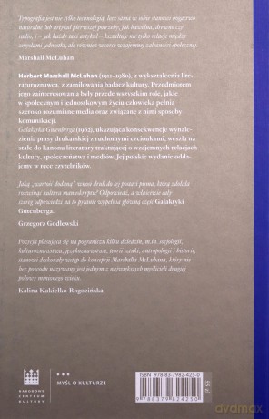 Galaktyka Gutenberga - Herbert Marshall McLuhan [KSIĄŻKA]