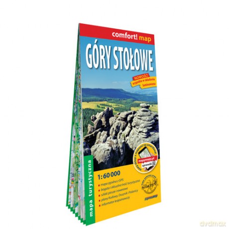 Góry Stołowe laminowana mapa turystyczna 1:60 000