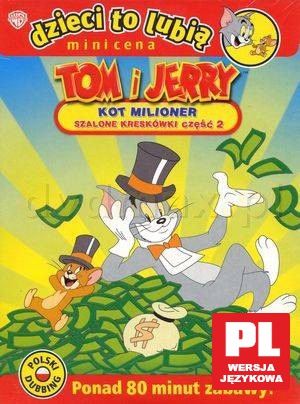 Tom i Jerry: Szalone kreskówki 2 (Kot milioner)  [DVD]