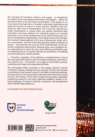 Innovation in the copper industry [KSIĄŻKA]