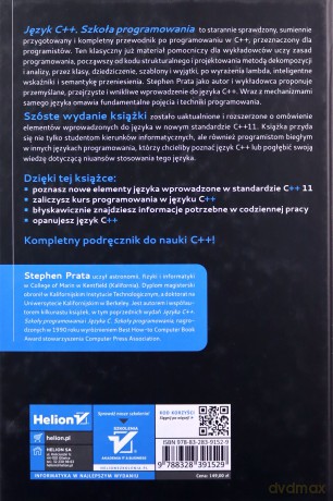 Język C++ Szkoła programowania - Prata Stephen [KSIĄŻKA]