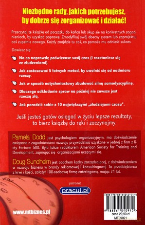 Zarządzaj Swoim Czasem 25 Sprawdzonych Technik (broszurowa) - Pamela Dodd, Doug Sundheim [KSIĄŻKA]