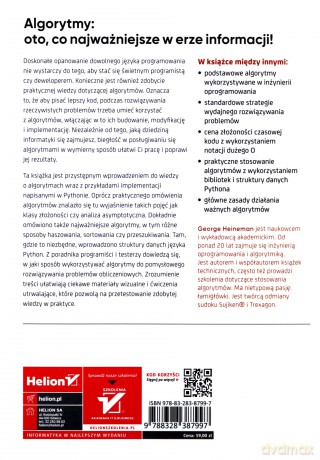 Nauka algorytmów Poradnik pisania lepszego kodu - George Heineman [KSIĄŻKA]