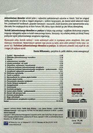 Techniki Jednominutowego Menedżera W Praktyce - Ken Blanchard, Robert Lorber [AUDIOBOOK] [CD-MP3]