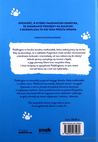 Paddington przy pracy - Michael Bond [KSIĄŻKA]