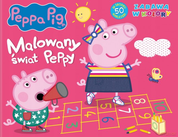 Peppa Pig Zabawa w kolory Malowany świat Peppy [KSIĄŻKA]