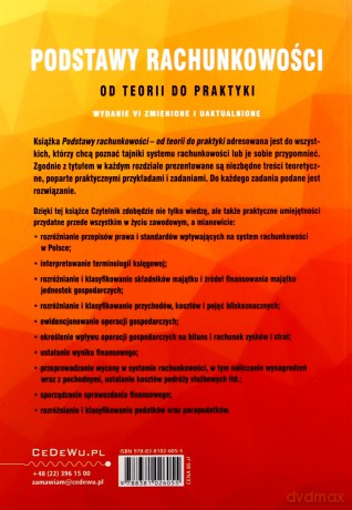 Podstawy rachunkowości - od teorii do praktyki [KSIĄŻKA]