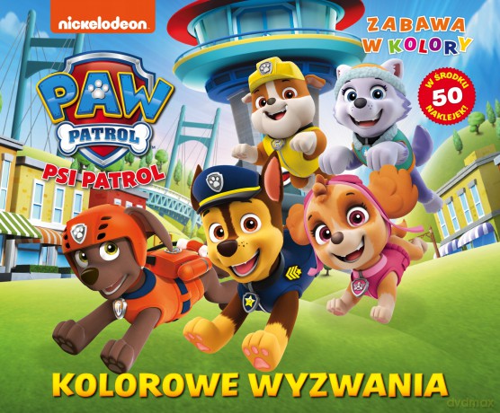 Psi Patrol Zabawa w kolory Kolorowe wyzwania [KSIĄŻKA]