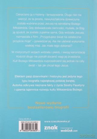 Siostra Faustyna Biografia świętej - Ewa K. Czaczkowska [KSIĄŻKA]