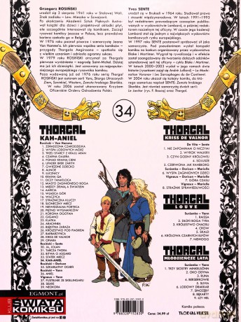 Thorgal Kah-Aniel (Tom 34) - Yves Sente [KSIĄŻKA]