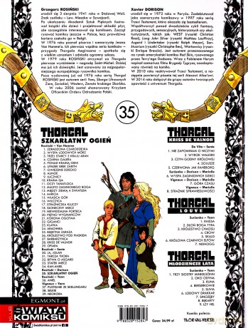 Thorgal Szkarłatny ogień (Tom 35) - Xavier Dorison [KSIĄŻKA]