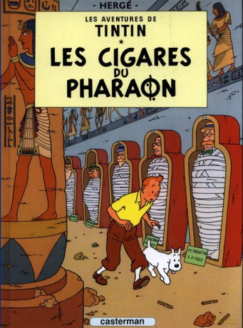 Tintin Cigares du Pharaon - Herge [KSIĄŻKA]