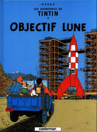 Tintin Objectif Lune - Herge [KSIĄŻKA]