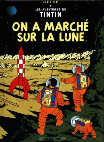 Tintin On a Marche sur la Lune - Herge [KSIĄŻKA]