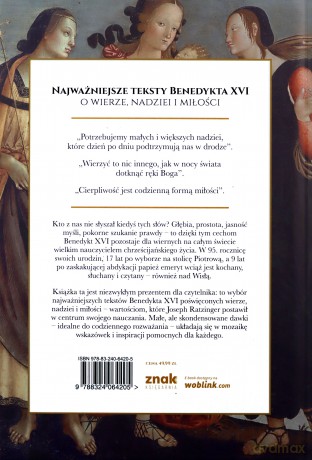 Wiara, nadzieja, miłość Przewodnik po życiu chrześcijańskim - Benedykt XVI [KSIĄŻKA]