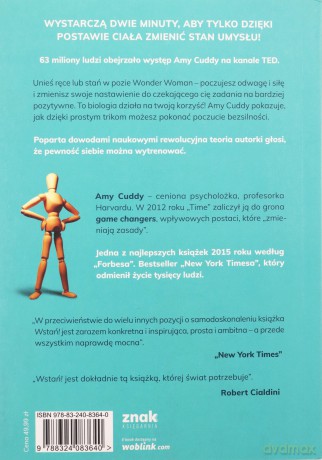 Wstań! Skuteczny sposób by zyskać pewność siebie i stawić czoło wyzwaniom - Amy Cuddy [KSIĄŻKA]