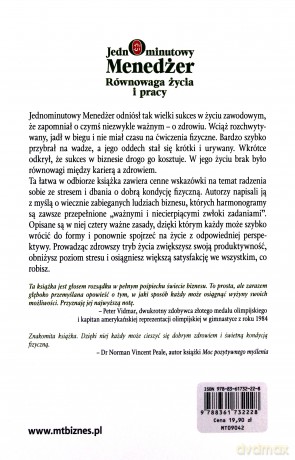 Jednominutowy Menedżer Równowaga Życia I Pracy (broszurowa) - Ken Blanchard, Marjorie Blanchard, D.W. Edington [KSIĄŻKA]
