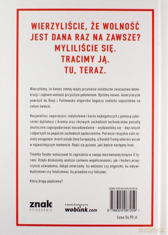 Droga do niewolności - Timothy Snyder [KSIĄŻKA]