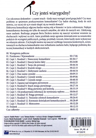 Wystąpienia Publiczne Trening Dla Menedżerów, Polityków I Ekspertów Pr - Bert Decker [AUDIOBOOK] [CD-MP3]