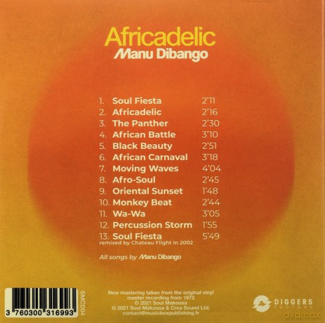 Manu Dibango: Africadelic [CD]