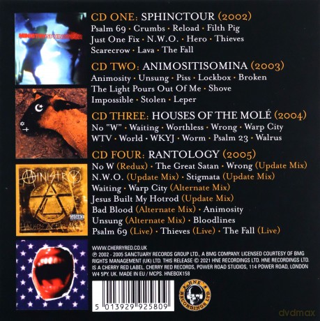 Ministry: Bad Blood: The Mayan Albums 2002-2005 [4xCD]