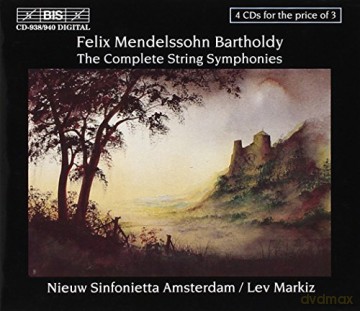 Markiznieuw Sym Amsterdam: Bartholdythe Complete String Symphonies [4xCD]