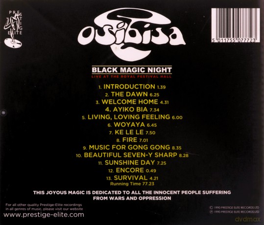 Osibisa: Black Magic Night [CD]