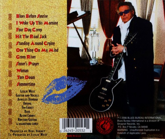 West Leslie: Blue Me [CD]