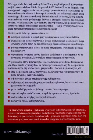 Mów I Zwyciężaj (broszurowa) - Brian Tracy [KSIĄŻKA]