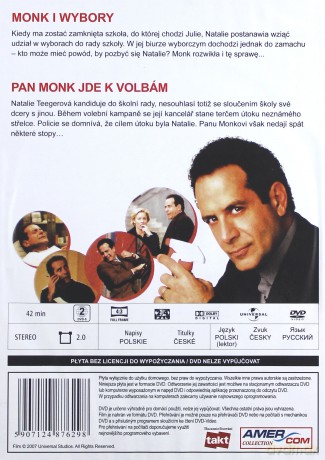 Monk 42: Monk i wybory [DVD]