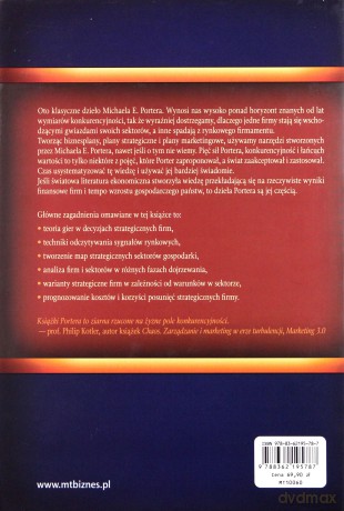 Strategia Konkurencji (twarda) - Michael E. Porter [KSIĄŻKA]