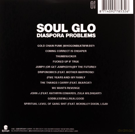 Soul Glo: Diaspora Problems [CD]