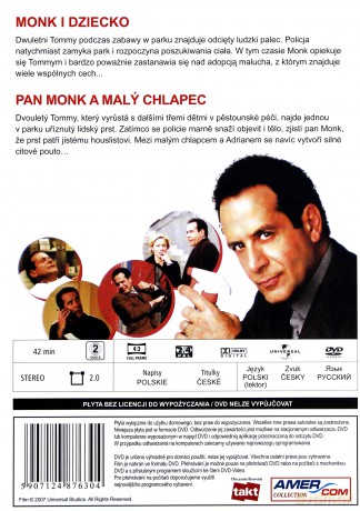 Monk 43: Monk i dziecko [DVD]