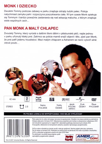 Monk 43: Monk i dziecko [DVD]