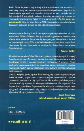 Zwykłe Akcje Niezwykłe Zyski Oraz Inne Dzieła (twarda) - Philip A. Fisher [KSIĄŻKA]