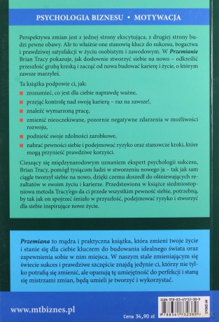 Przemiana Jak Sprawić By Reszta Twojego Życia Była Jeszcze Lepsza - Brian Tracy [KSIĄŻKA]