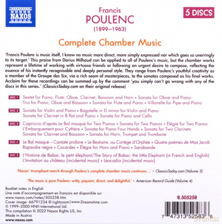 Francis Poulenc: Complete Chamber Music [5xCD]
