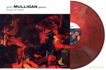 Gerry Mulligan Quartet: Gerry Mulligan Quartet (Feat. Chet Baker) (Transparent Red/Black Marble) [Winyl]