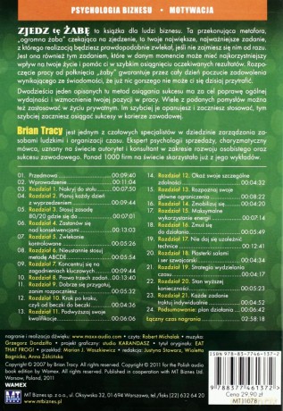Zjedz Tę Żabę - Brian Tracy [AUDIOBOOK] [CD-MP3]