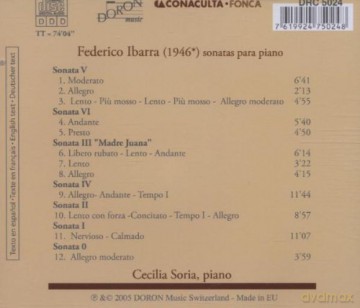 Cecilia Soria: Ibarra - Piano Sonatas [CD]
