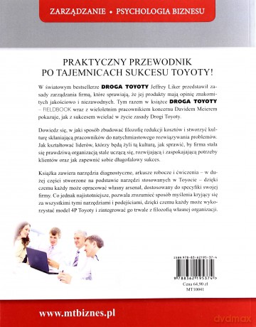 Droga Toyoty Fieldbook - Jeffrey K. Liker, David P. Meier [KSIĄŻKA]