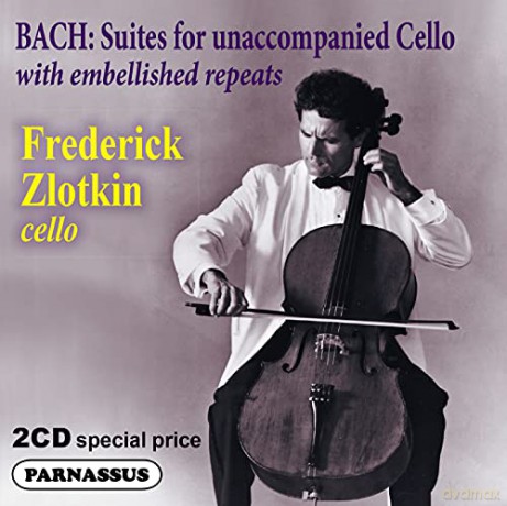 Frederick Zlotkin: J. S. Bach Cello Suites 1-6 With Embellishments [2xCD]