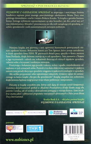 Wędrówki Z Gandalfem Sprzedaż (twarda) - Brian Tracy, Robert Kozak [KSIĄŻKA]