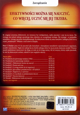 Menedżer Skuteczny (twarda) - Peter F.Drucker [AUDIOBOOK] [CD-MP3]