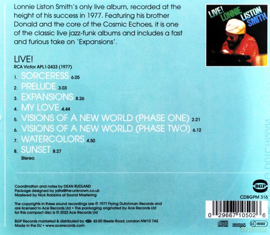 Lonnie Liston Smith: Live! [CD]