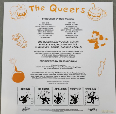 Queers: Love Songs For The Retarded (Blue/Yellow Colour In Colour Effect) [Winyl]