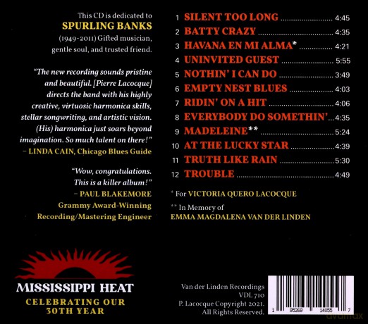 Mississippi Heat: Madeleine [CD]