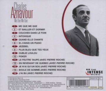 Charles Aznavour: Me Que Me Que [CD]